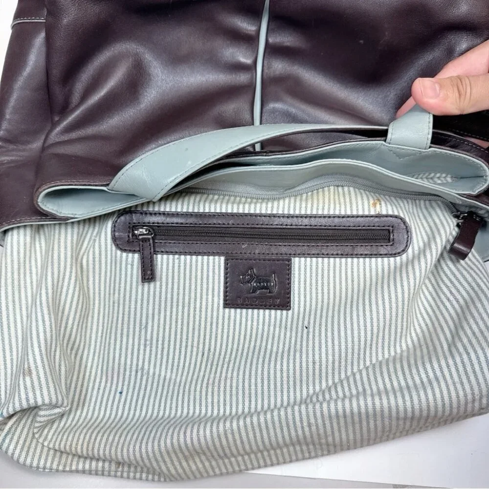 RADLEY London Womens Leather Shoulder Satchel Brown Bag